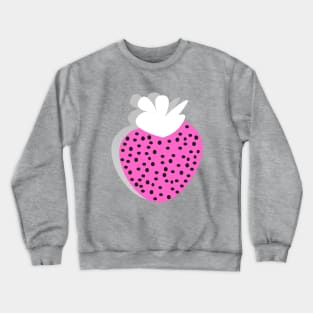 Pink strawberry Crewneck Sweatshirt